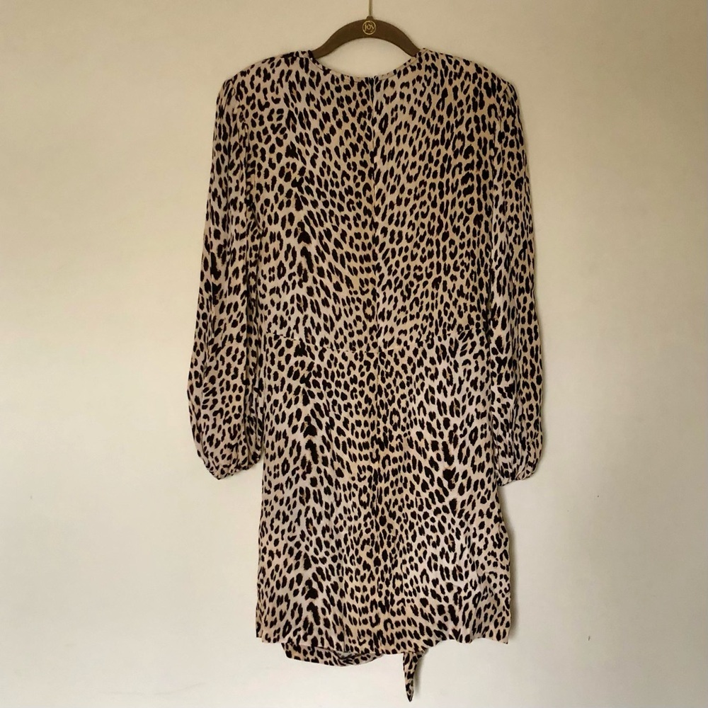 Maje Ricata Ruffled Leopard-Print Dress - Picture 5 of 15